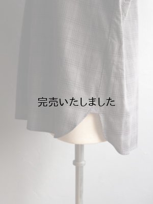 画像13: Still By Hand(スティルバイハンド) バンドカラーチェックシャツ チャコールチェック