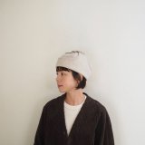 Sashiki(サシキ) リネンコットンキャンバスの耳当て帽子 AW600 ナチュラル