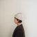 画像2: Sashiki(サシキ) リネンコットンキャンバスの耳当て帽子 AW600 ナチュラル