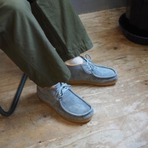 画像8: STOCK NO : (ストックナンバー) MB1803 3ホールモカシンブーツ ベロア グレー