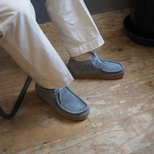 画像10: STOCK NO : (ストックナンバー) MB1803 3ホールモカシンブーツ ベロア グレー