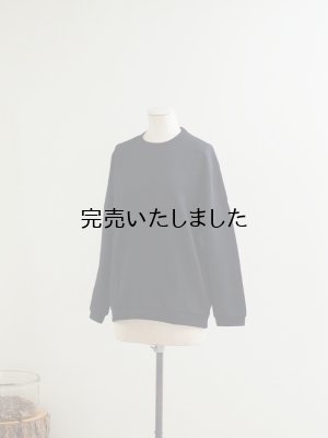 画像1: Style Craft Wardrobe(スタイルクラフトワードローブ) T-SWEATER(WOOL RIB) ブラック