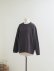 画像1: Style Craft Wardrobe(スタイルクラフトワードローブ) T-SWEATER(WOOL RIB) ウォルナット (1)