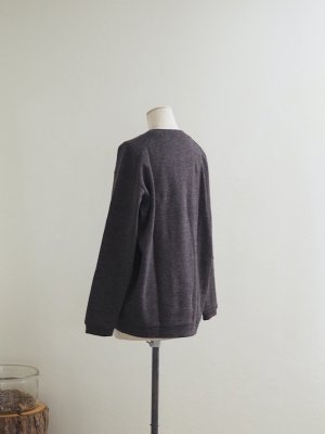 画像2: Style Craft Wardrobe(スタイルクラフトワードローブ) T-SWEATER(WOOL RIB) ウォルナット