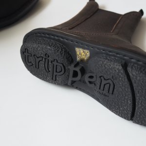 画像9: TRIPPEN(トリッペン) Chelsea-サイドゴアブーツ- ヌバックレザー エスプレッソ