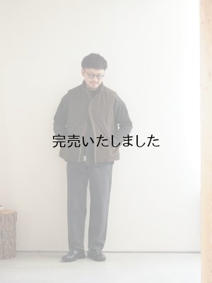 画像27: Still By Hand(スティルバイハンド) シンサレートアウターベスト ブラウン