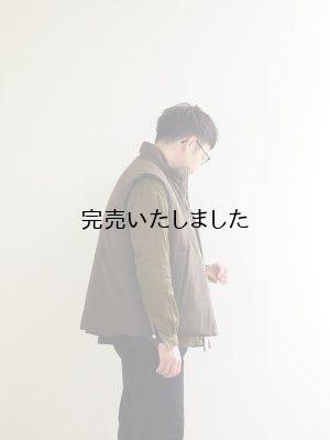 画像2: Still By Hand(スティルバイハンド) シンサレートアウターベスト ブラウン