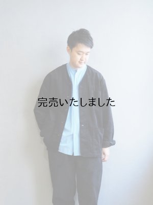 画像4: weac.(ウィーク) "and ordinary.別注" 8W コーデュロイ カーディガンジャケット(セットアップ) ブラック