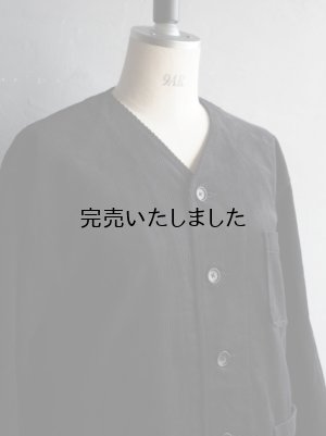 画像11: weac.(ウィーク) "and ordinary.別注" 8W コーデュロイ カーディガンジャケット(セットアップ) ブラック