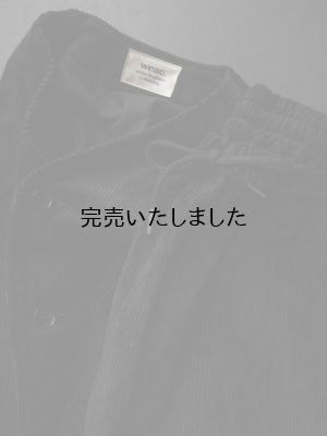 画像18: weac.(ウィーク) "and ordinary.別注" 8W コーデュロイ カーディガンジャケット(セットアップ) ブラック