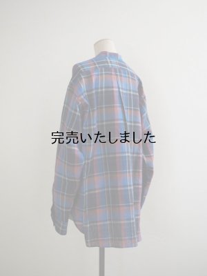 画像8: weac.(ウィーク) BIGMAN-ビッグシャツ- ブルーチェック