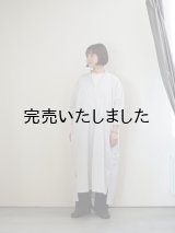 Yarmo(ヤーモ) Shirts Dress-シャツドレス- レイニーグレー