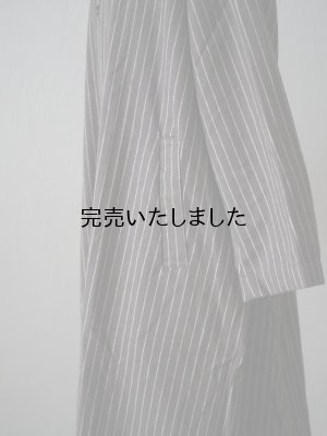 画像13: Yarmo(ヤーモ) Big Coat-オーバーサイズコート-ブラウンストライプ