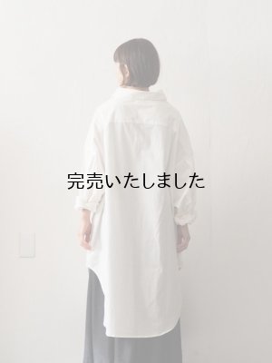 画像2: Yarmo(ヤーモ) Oversized Shirts-オーバーサイズシャツ-ホワイト