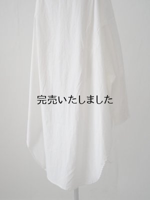 画像13: Yarmo(ヤーモ) Oversized Shirts-オーバーサイズシャツ-ホワイト