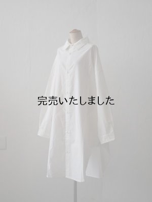 画像3: Yarmo(ヤーモ) Oversized Shirts-オーバーサイズシャツ-ホワイト