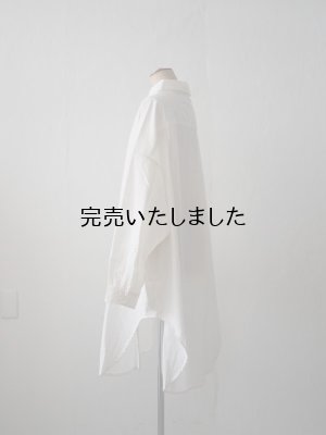 画像5: Yarmo(ヤーモ) Oversized Shirts-オーバーサイズシャツ-ホワイト