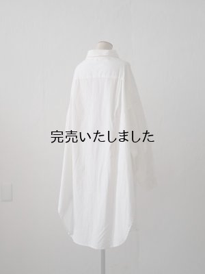 画像6: Yarmo(ヤーモ) Oversized Shirts-オーバーサイズシャツ-ホワイト
