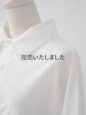 画像8: Yarmo(ヤーモ) Oversized Shirts-オーバーサイズシャツ-ホワイト