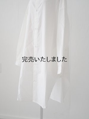 画像9: Yarmo(ヤーモ) Oversized Shirts-オーバーサイズシャツ-ホワイト