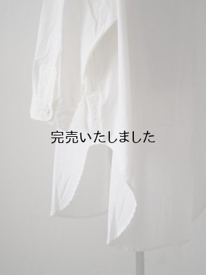 画像11: Yarmo(ヤーモ) Oversized Shirts-オーバーサイズシャツ-ホワイト