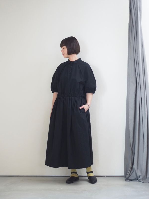 ASEEDONCLOUD(アシードンクラウド) Memento work dress ブラック - and