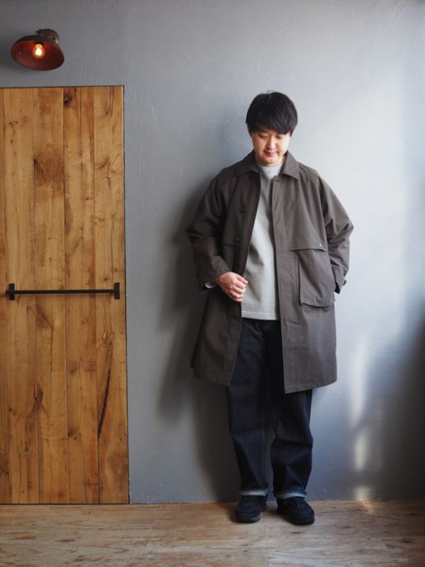 ENDS and MEANS Journalist Coat ベージュ L-