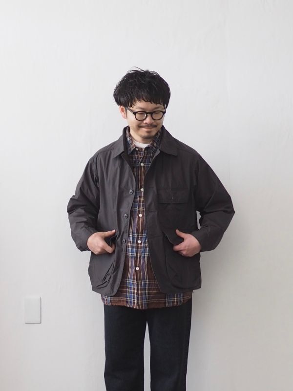ENDS and MEANS(エンズアンドミーンズ) Hunting Jacket チャコール ...