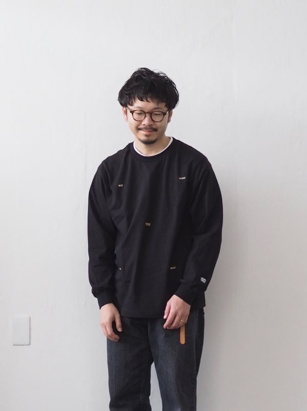 ENDS and MEANS(エンズアンドミーンズ) L/S TEE 