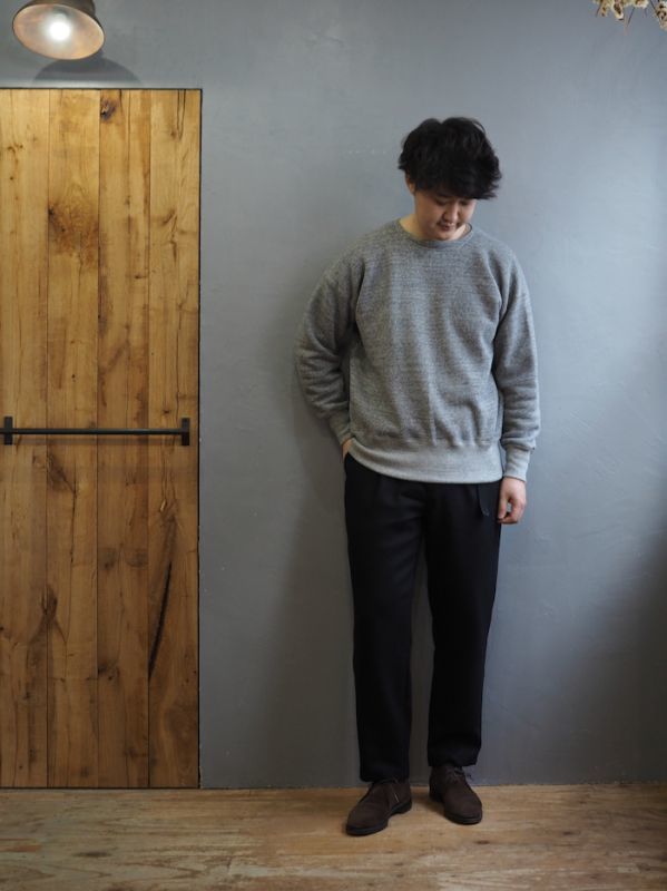 Olde Homesteader-EXTRA COTTON FLEECE CREW NECK LONG SLEEVE-クルー