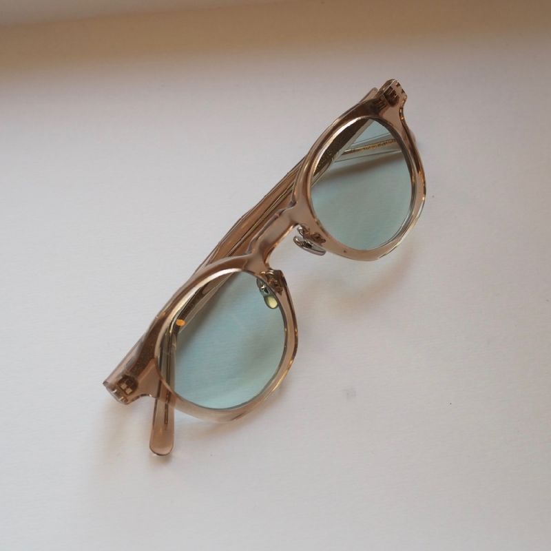 kearny eye wear(カーニーアイウェア) dearie light brown(blue green lens) - and  ordinary.