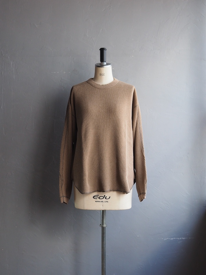 ENDS and MEANS(エンズアンドミーンズ) Waffle Thermal L/S Tee