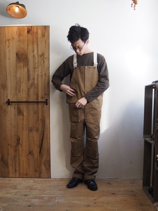 再入荷】Senelier(セネリエ)H.R gimmicks overalls Khaki - and ordinary.