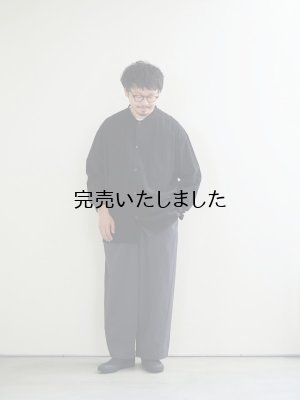 5W(ファイブダブル) Mui Shirts-ムイシャツ- ブラック - and ordinary.