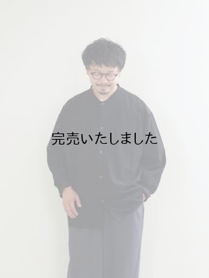 画像1: 5W(ファイブダブル) Mui Shirts-ムイシャツ- ブラック