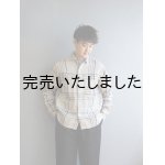 画像: another 20th century(アナザートゥエンティースセンチュリー) ArtworkII Linen Check. BEG×NVY