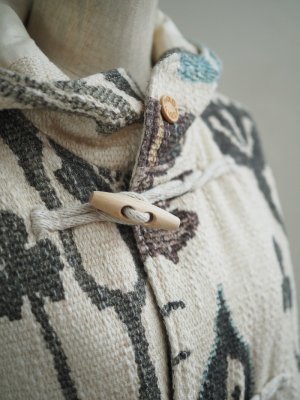 画像14: ASEEDONCLOUD(アシードンクラウド) Antique kilim print coat Off White