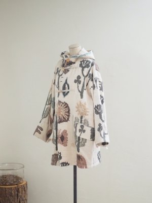 画像5: ASEEDONCLOUD(アシードンクラウド) Antique kilim print coat Off White
