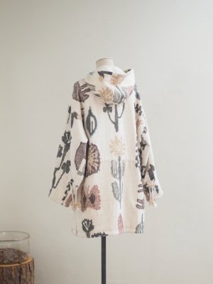 画像6: ASEEDONCLOUD(アシードンクラウド) Antique kilim print coat Off White