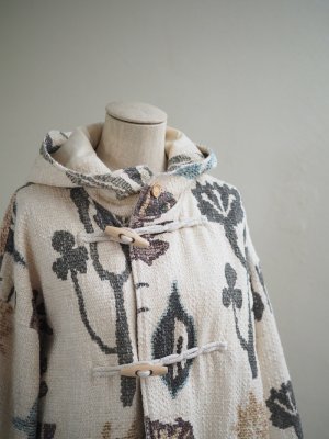 画像8: ASEEDONCLOUD(アシードンクラウド) Antique kilim print coat Off White