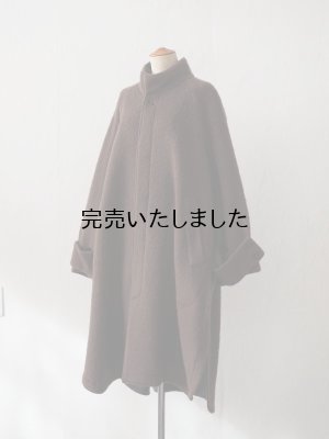 画像1: ASEEDONCLOUD(アシードンクラウド) Hiraeth tent gown ダークブラウン