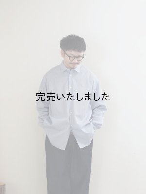 画像1: alvana(アルヴァナ) WIDE REGULAR SHIRTS ホワイトストライプ