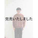 画像: alvana(アルヴァナ) B.D SWEAT TEE SHIRTS(空紡)  レッドブラウン