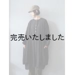 画像: AU GARCONS(オーギャルソン) ZAZA-コートワンピース- ブラック