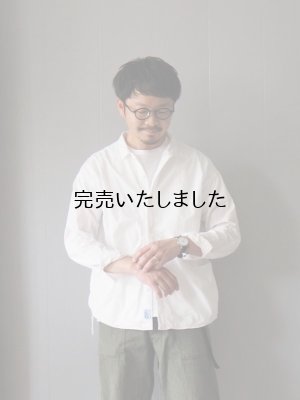 画像1: allinone(オールインワン) SMOCK GROWTH-シャツ- ホワイト