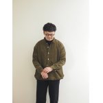 画像: 【再入荷】allinone(オールインワン) SMOCK GROWTH shirts-21w corduroy カーキ