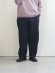 画像1: alvana(アルヴァナ) Bharat DENIM OVER EASY PANT -バーラトデニムオーバーイージーパンツ- INK BLACK