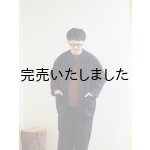 画像: alvana(アルヴァナ) Natural Twill No Collar Jacket - インクブラック