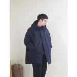 画像: kontor(コントール) モンスターパーカーライクコート ブラックネイビー