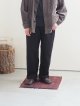 画像: alvana(アルヴァナ) BHARAT DENIM STRAIGHT PANTS - インクブラック